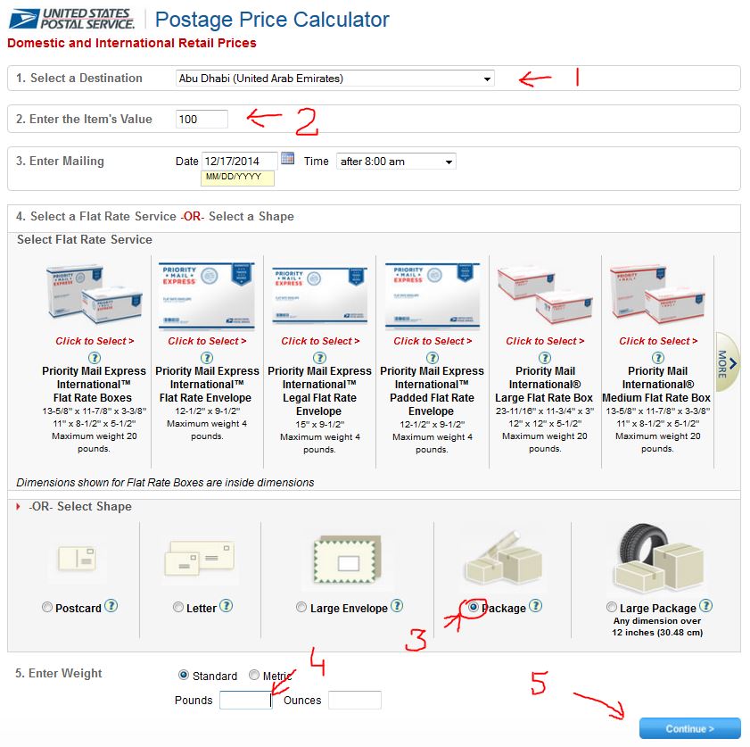 GoodVac USPS rate calculation